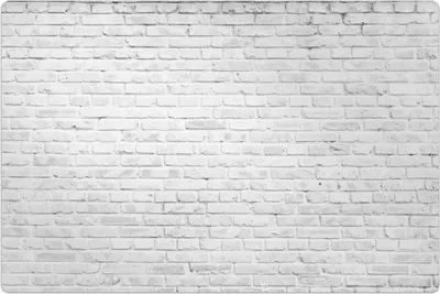 Produktbild von Küchenmatte 140x210 cm Vinylmatte Bodenmatte Dekoration - weißer Backstein Ziegel