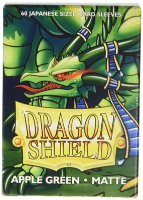 Produktbild von Dragon Shield Small Sleeves - Matte Apple Green (60 Sleeves)