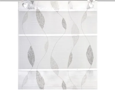 Produktbild von Magnetrollo Paolo stein inkl. Haken Raffrollo mit Magnet ohne Bohren Gardine BxH 45x130cm