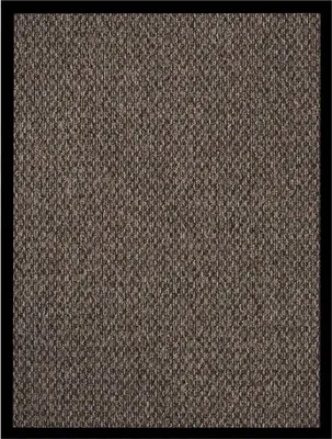 Produktbild von Fußmatte Beige 60 x 80 cm Schlingenteppich Rutschfeste Unterseite