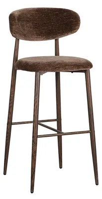 Produktbild von 2er-Set Barhocker Japandi - Dunkelbraun