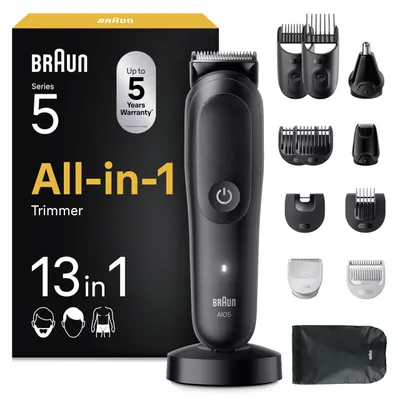 Produktbild von Braun Multigroom All-in-One Series 5, 13-in-1 Trimmer, AIO5565, Schwarz