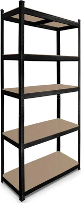 Produktbild von MIDORI© Lagerregal 180 x 90 x 40 cm Traglast 875 kg Schwerlastregal pulverbeschichtet anthrazit