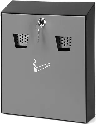 Produktbild von Wandaschenbecher h32 - Edelstahl