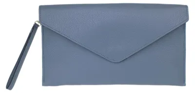 Immagine prodotto di Borse da donna eleganti, clutch italiane in vera pelle, stile denim