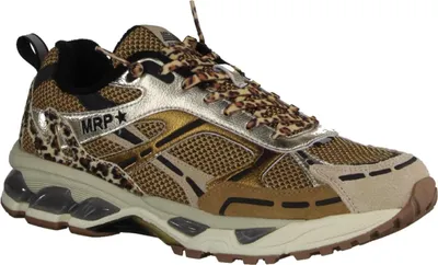 Produktbild von Maripe MRP01 V49 Damenschuhe, Sneaker, Leder/Textil, Sand/Desert/Leo - Damenschuhe Top Trends, Braun, leder/textil/synthetik, absatzhöhe: 10 mm