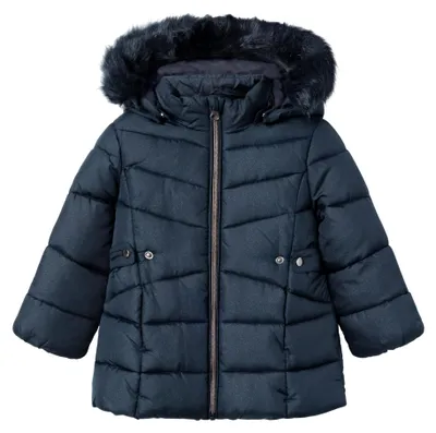 Produktbild von Name It Merethe Glitter Mini Jacke Blau 24 Months Mädchen Blau 24 Months