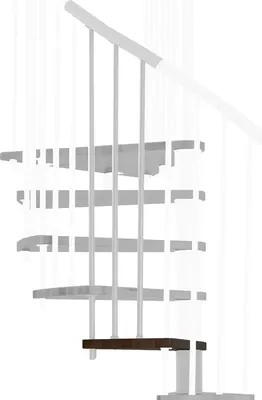 Produktbild von Minka Höhenerweiterung für Spiral Effect 120cm Durchmesser Walnuss Weiß
