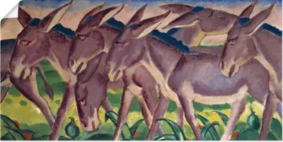 Produktbild von ARTland Poster Eselsfries. 1911 Größe: 150x75 cm