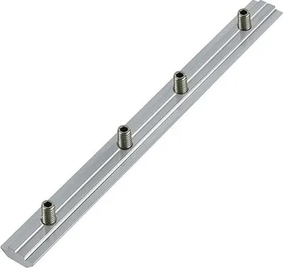 Produktbild von Streckenverbinder, Verbinder, Profilverbinder für NUT 6 und NUT 8 Konstruktionsprofile inklusive Madenschrauben (4, verzinkt, 30 x 3 Nut 8)