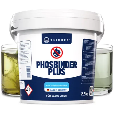 Produktbild von Teicher Phosphatbinder – Reduziert Phosphat & beugt Algenbildung vor, 2,5 kg