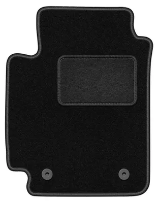 Productafbeelding van Velours bestuurdersmat voor Suzuki Grand Vitara II 2005-2014 – zwart, op maat – Wielganizator LUX
