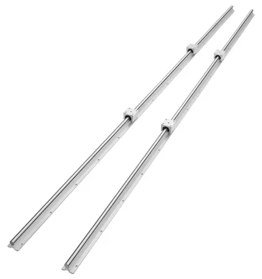 Produktbild von VEVOR Linearführung 2PCS 500mm SBR16 Linearführungsschiene 4PCS SBR16UU Lagerblock CNC-Kit Linearführungen und Lagerkit CNC-Schienen Linearführungssatz für CNC-Maschinen automatisierte Maschinen und Geräte, 2000 mm