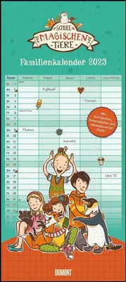 Produktbild von Schule der magischen Tiere 2023 Familienkalender 22x49,5