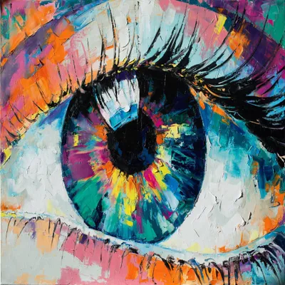 Produktbild von Malen nach Zahlen 5d Diamond Painting Menschliche Auge Malen nach Zahlen 30x40cm