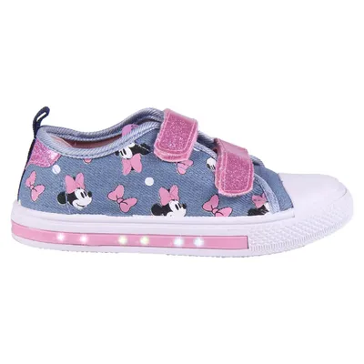 Image de Chaussure en toile de jean avec lumières Minnie