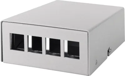 Produktbild von LogiLink Konsolidierungspunkt-Gehäuse 4-Port lichtgrau