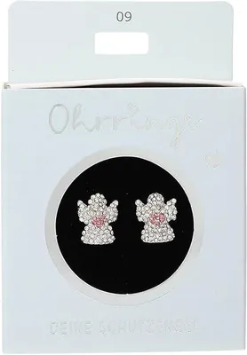 Produktbild von DEPESCHE Ohrringe Glitzer Schutzengel Deine Schutzengel silber Nr. 9