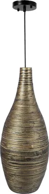 Immagine prodotto di Lampada a sospensione SOLAZO Bambù Oro 38x62 cm ##