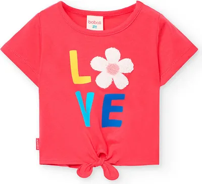 Produktbild von Boboli Knit Kurzarm-t-shirt Rosa 18 Months Rosa 18 Months