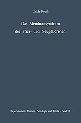 Produktbild von Das Membransyndrom der Früh- und Neugeborenen
