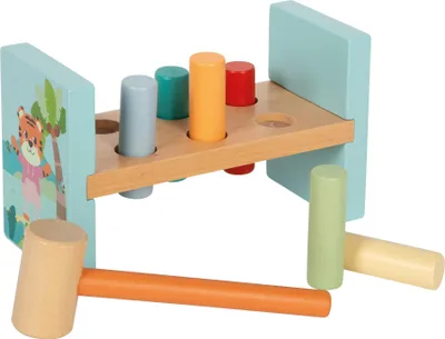 Produktbild von small foot Klopfbank „Jungle Friends“, Klopfspiele, Holz, ab 12 Monate, 12763