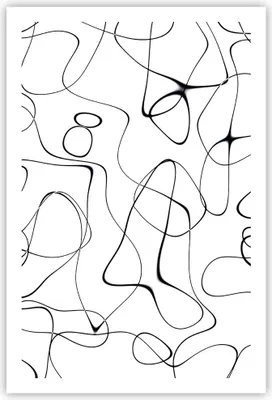 Produktbild von Poster - Poster ohne Rahmen - Linie nichts Muster - 61x91,5 cm - Wand Bild - Wanddeko - Wandbilder - Kunstposter - Wandposter - Bilder - Kunstdruck - Wanddekoration - Wandbild - P2XPA61x91-5054