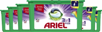Produktbild von Ariel 3in1 PODS Color & Style - 6 Monate Box 210 Wäschen - Waschmittelkapselnn