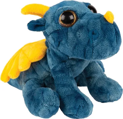 Produktbild von Drache mittel blau-orange 30 cm