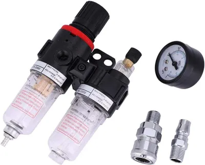 Produktbild von Druckluftregler 1/4", Öl Wasserabscheider Druckminderer Druckluft Wasserabscheider AFC2000für Kompressor Ölabscheider