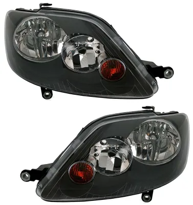 Für VW Golf Plus 2005-2008 Scheinwerfer Schwarz H7 / H7 LINKS + RECHTS in der Farbe Schwarz von AD TUNING GmbH & Co. KG
