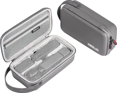 Produktbild von STARTRC Tragbare Aufbewahrungstasche fuer Sportkameras, kleine Tragetasche, Hartschalen-Schutzhuelle, Tragetasche, stossfest, wasserdicht, mit Tragegriff, Ersatz fuer DJI OSMO Pocket 3/Pocket 2