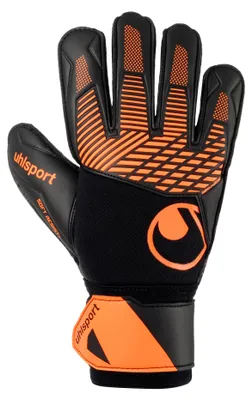 Immagine prodotto di Guanti da portiere Uhlsport Fangmaschine Soft Resist+, colore: nero/arancione fluo, taglia: 6.5