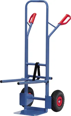 Produktbild von fetra B1335L, Stahl, Sackkarre, Blau, 300 kg, 2 Rad/Räder, 26 cm