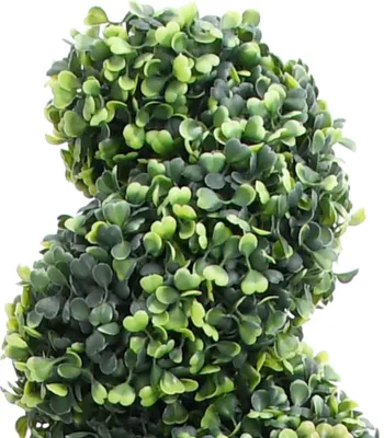 Produktbild von vidaXL Künstlicher Buchsbaum mit Topf Spiralform Grün 117 cm