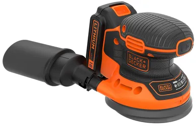 Produktbild von Black & Decker BDCROS18 Handschleifer Exzenterschleifer 12000 U/min Schwarz, Orange
