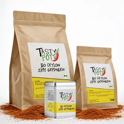 Produktbild von Tasty Pott  Ceylon Zimt gemahlen - im Beutel - 30g