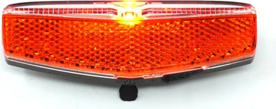 Produktbild von Aufladbares Akku Rücklicht mit USB Ladebuchse Fahrrad Licht für Gepäckträger Montageweite 50/80 mm