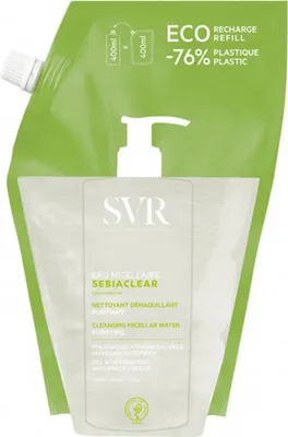 Produktbild von SVR Sebiaclear Aufladen Reinigendes Mizellenwasser 400ml