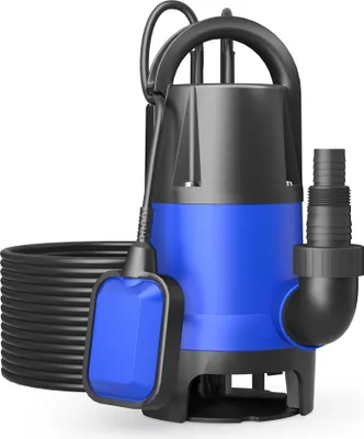 Produktbild von Schmutzwasserpumpe 900 W 14000 l/h Tauchpumpe Gartenpumpe Brunnenpumpe Entwässerungspumpe