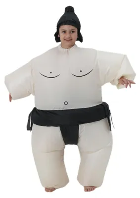 Aufblasbares Sumo-Kostüm für Kinder, 120–150 cm, Halloween