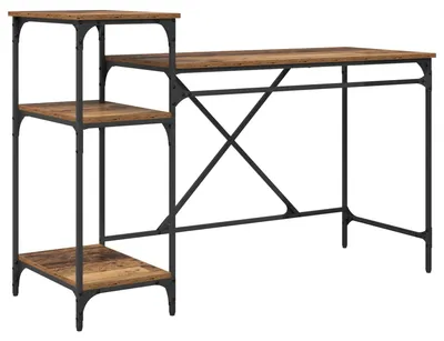 Obrázok produktu pre vidaXL Stôl z regenerovaného dreva 135 x 50 x 90 cm Materiál na báze dreva