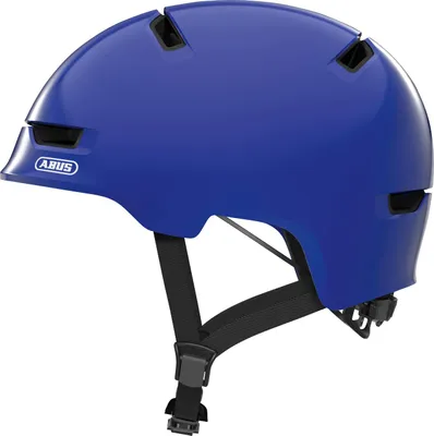 Produktbild von Abus Fahrradhelm Kinder Youth M shiny blue