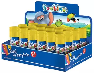 Produktbild von Klej w sztyfcie Bambino 9g Display 24 sztuki