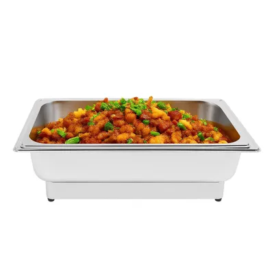 Obrázek produktu pro 13,5 l ohřívací nádobí bufetová sada 600 W Ohřívač potravin 30-110 °C Ohřívací sada bufetového nádobí