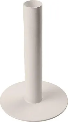 Produktbild von INNA-GLAS Kerzenhalter Hilarius für Stabkerzen bis 2,5cm, Schlamm, 12cm, Ø10cm - Metall Kerzenständer