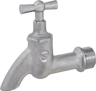 Immagine prodotto di Js Auslaufventil Mit Strahlregler Ohne Sv,Knebel-Ot,3/4",Matt Chrom