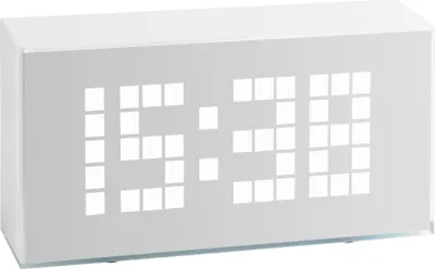 Produktbild von TFA - Digitaler Wecker mit Leuchtziffern TIME BLOCK 60.2012 - weiß