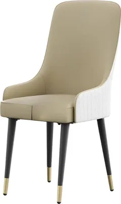 Zdjęcie produktu dla Krzesła do jadalni Luxe Paris - zestaw 2 sztuk - z pianką o wysokiej gęstości - eleganckie krzesło do kuchni lub restauracji - do salonu - khaki