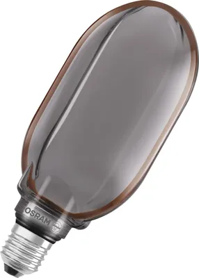 Obrázek produktu pro OSRAM Vintage 1906 Globe 100, stmívatelná LED žárovka, s dekorativními vlákny ve tvaru O, 4 W, 110 lm, 1800 K, 818 teplá bílá, kouřová, bezolovnaté sklo, 100 mm, závit E27